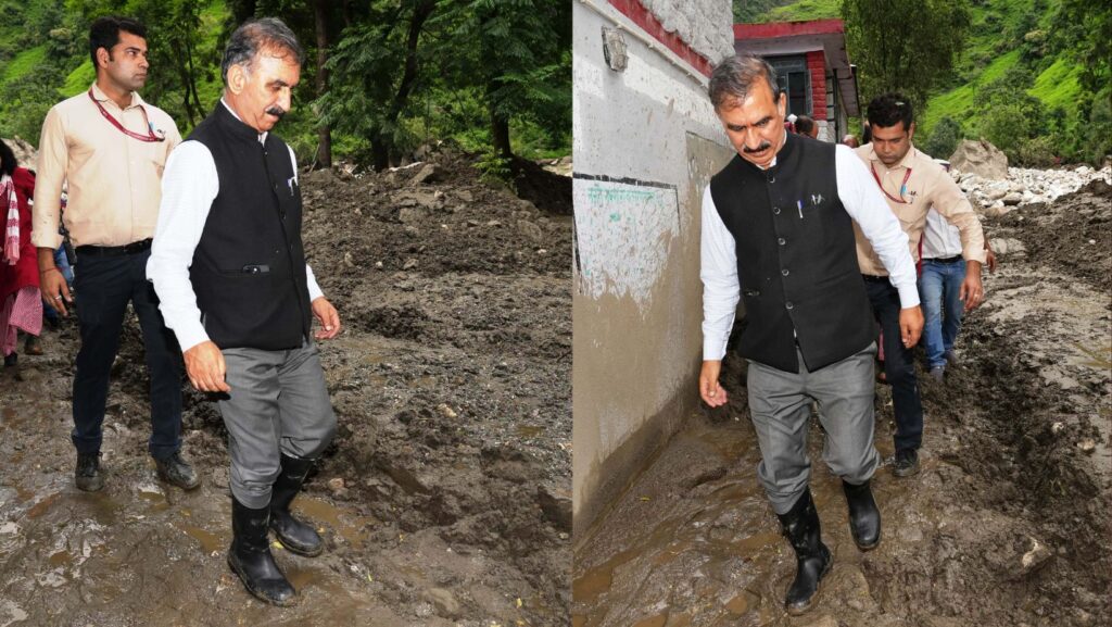 CM Sukhu in Samej village